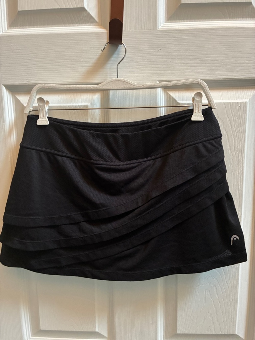Head Black Layered Athletic Tennis Skort- sz large